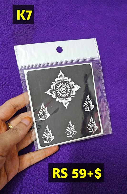 Kids K7 Mehindi Sticker (Only Sticker)