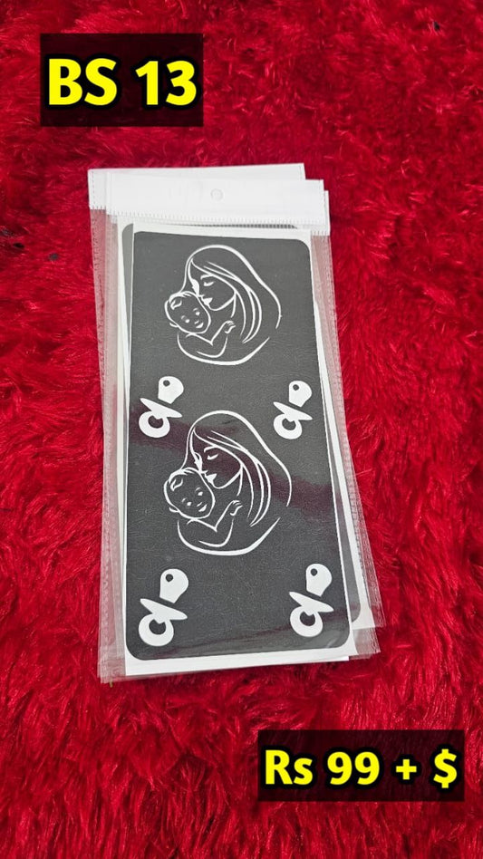 Semi Baby Shower BS13 Mehindi Sticker (Only Sticker)
