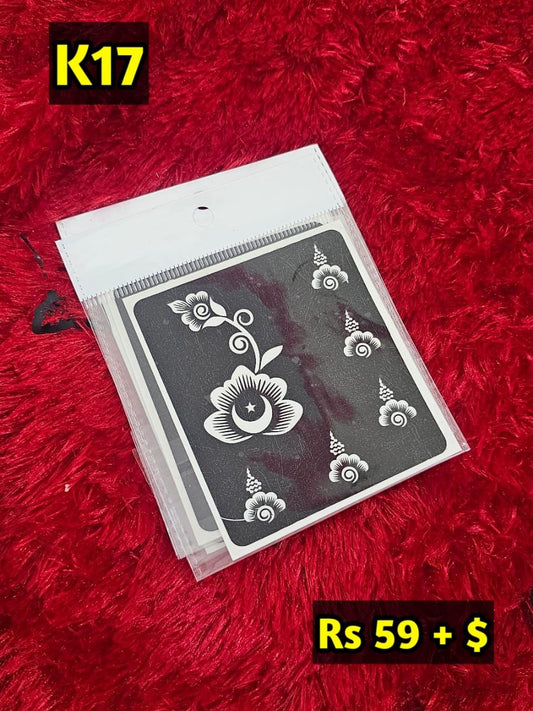 Kids K17 Mehindi Sticker (Only Sticker)