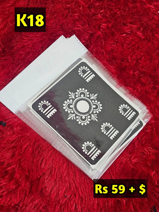 Kids K18 Mehindi Sticker (Only Sticker)