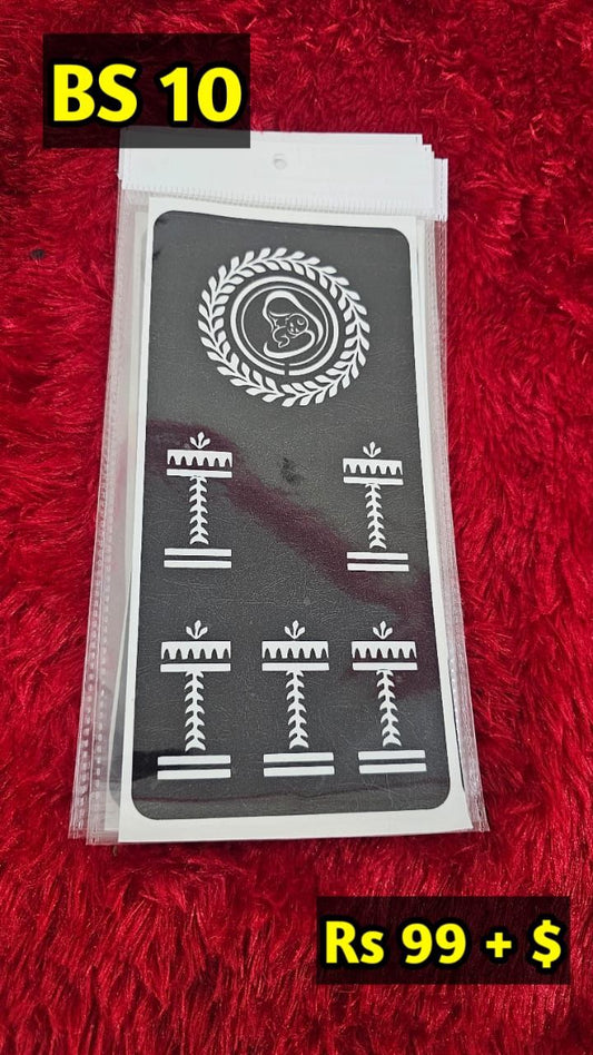 Semi Baby Shower BS10 Mehindi Sticker (Only Sticker)