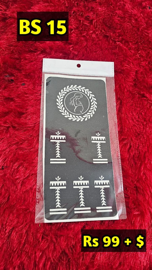 Semi Baby Shower BS15 Mehindi Sticker (Only Sticker)