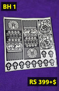 Bridal BH1 Mehindi Sticker (Only Sticker)