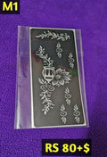 Semi Bridal M1 Mehindi Sticker (Only Sticker)