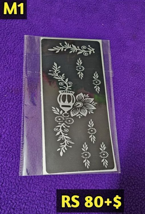 Semi Bridal M1 Mehindi Sticker (Only Sticker)