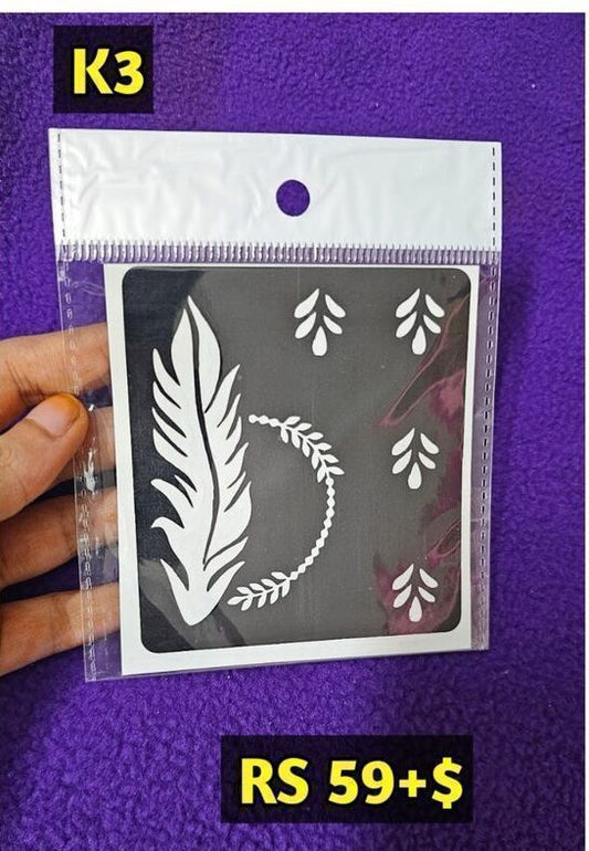 Kids K3 Mehindi Sticker (Only Sticker)
