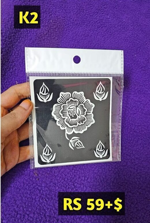 Kids K2 Mehindi Sticker (Only Sticker)