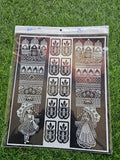 Bridal BM3 Mehindi Sticker (Only Sticker)