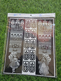 Bridal BM3 Mehindi Sticker (Only Sticker)