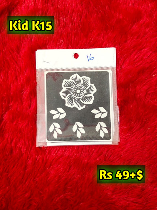 Kids K15 Mehindi Sticker (Only Sticker)