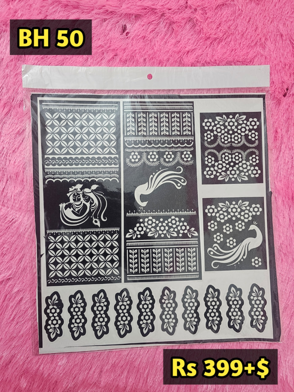 Bridal BH50 Mehindi Sticker (Only Sticker)