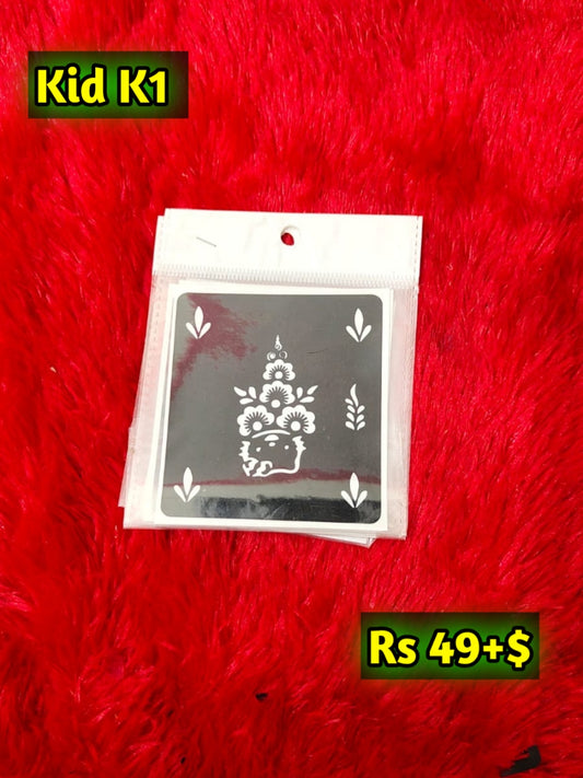Kids K1 Mehindi Sticker (Only Sticker)