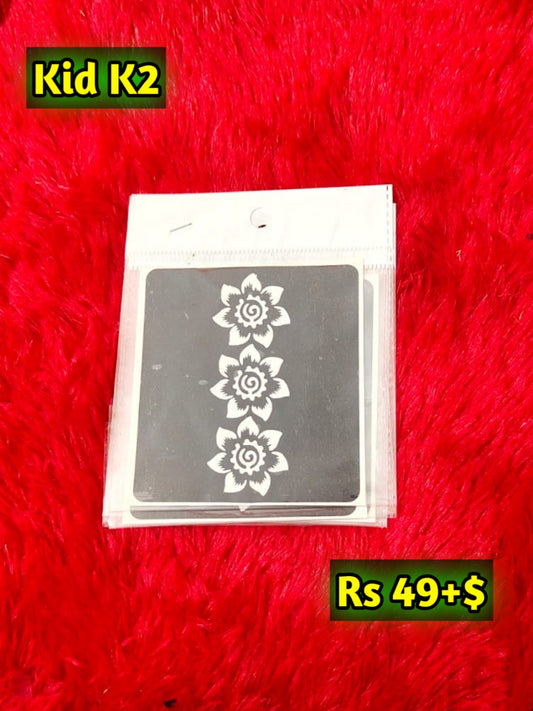 Kids K2 Mehindi Sticker (Only Sticker)