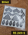 Bridal BH40 Mehindi Sticker (Only Sticker)