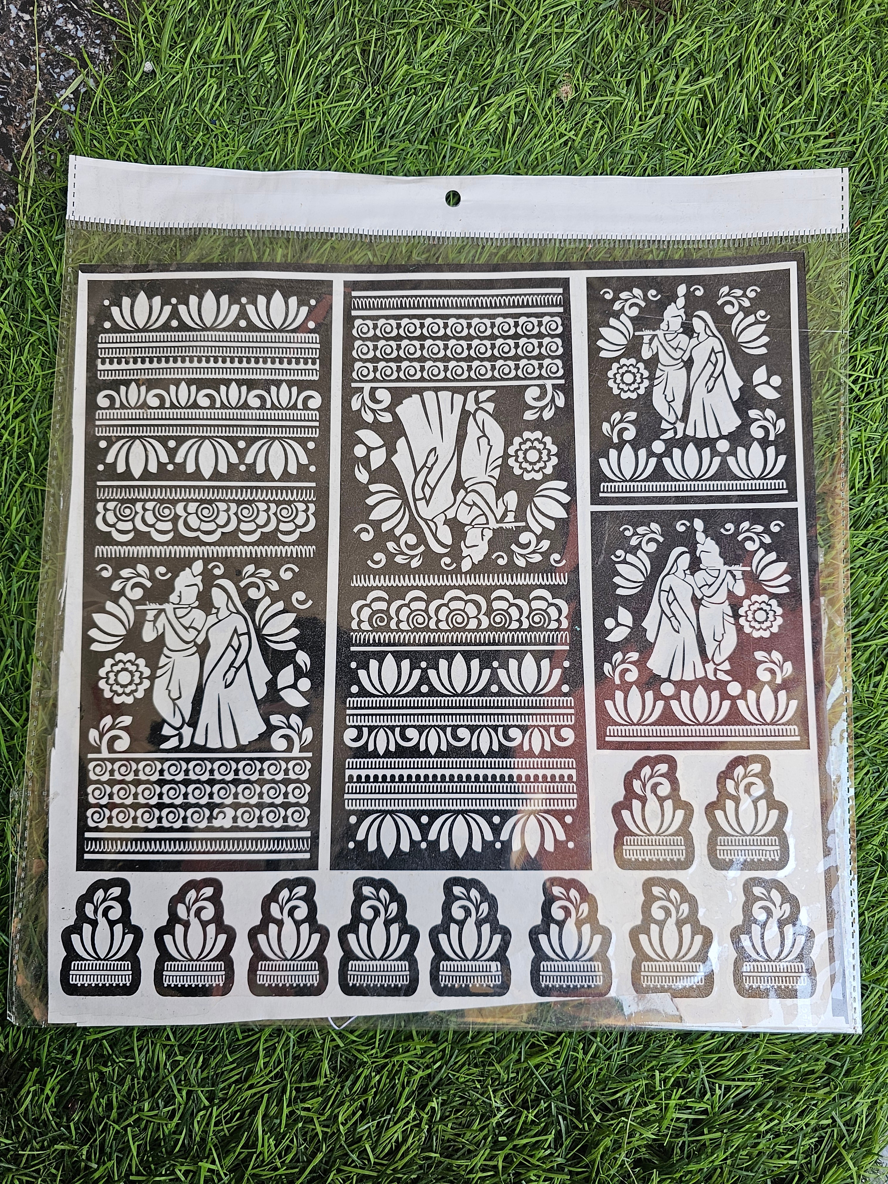 Bridal BH58 Mehindi Sticker (Only Sticker)