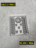 Semi Bridal Leg Mehindi Sticker L5 (Only Sticker)