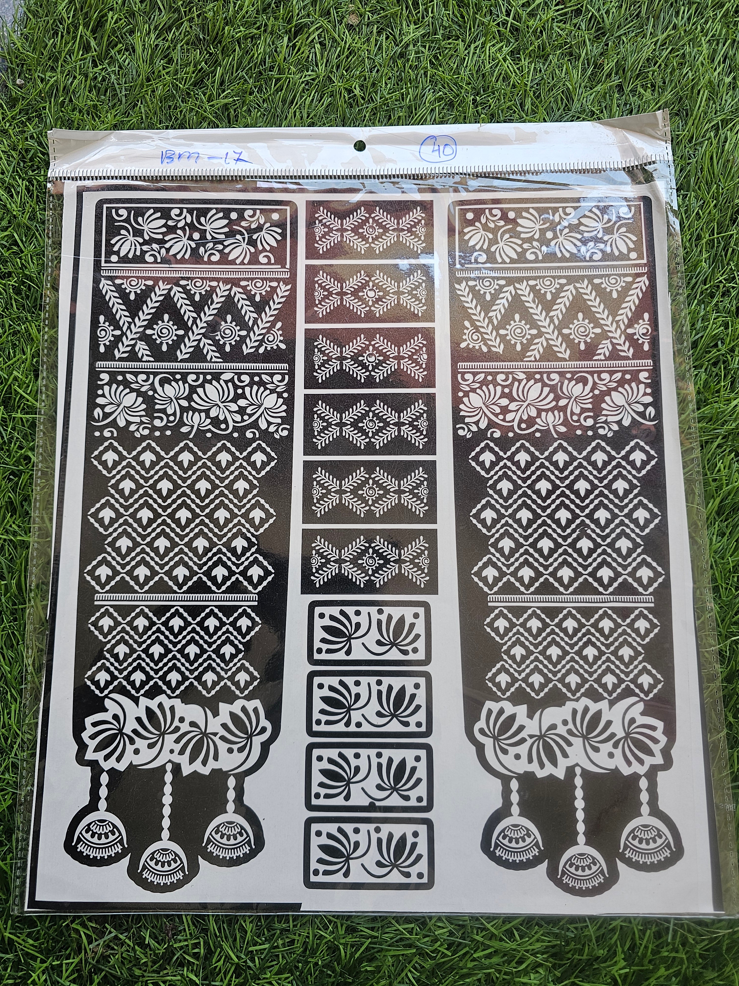 Bridal BM17 Mehindi Sticker (Only Sticker)