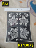 Semi Bridal B61 Mehindi Sticker(Only Sticker)
