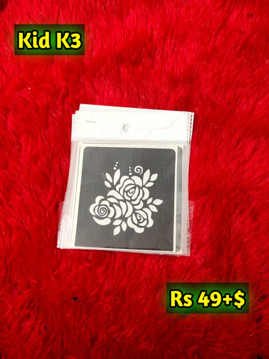 Kids K3 Mehindi Sticker (Only Sticker)