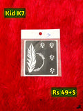 Kids K7 Mehindi Sticker (Only Sticker)