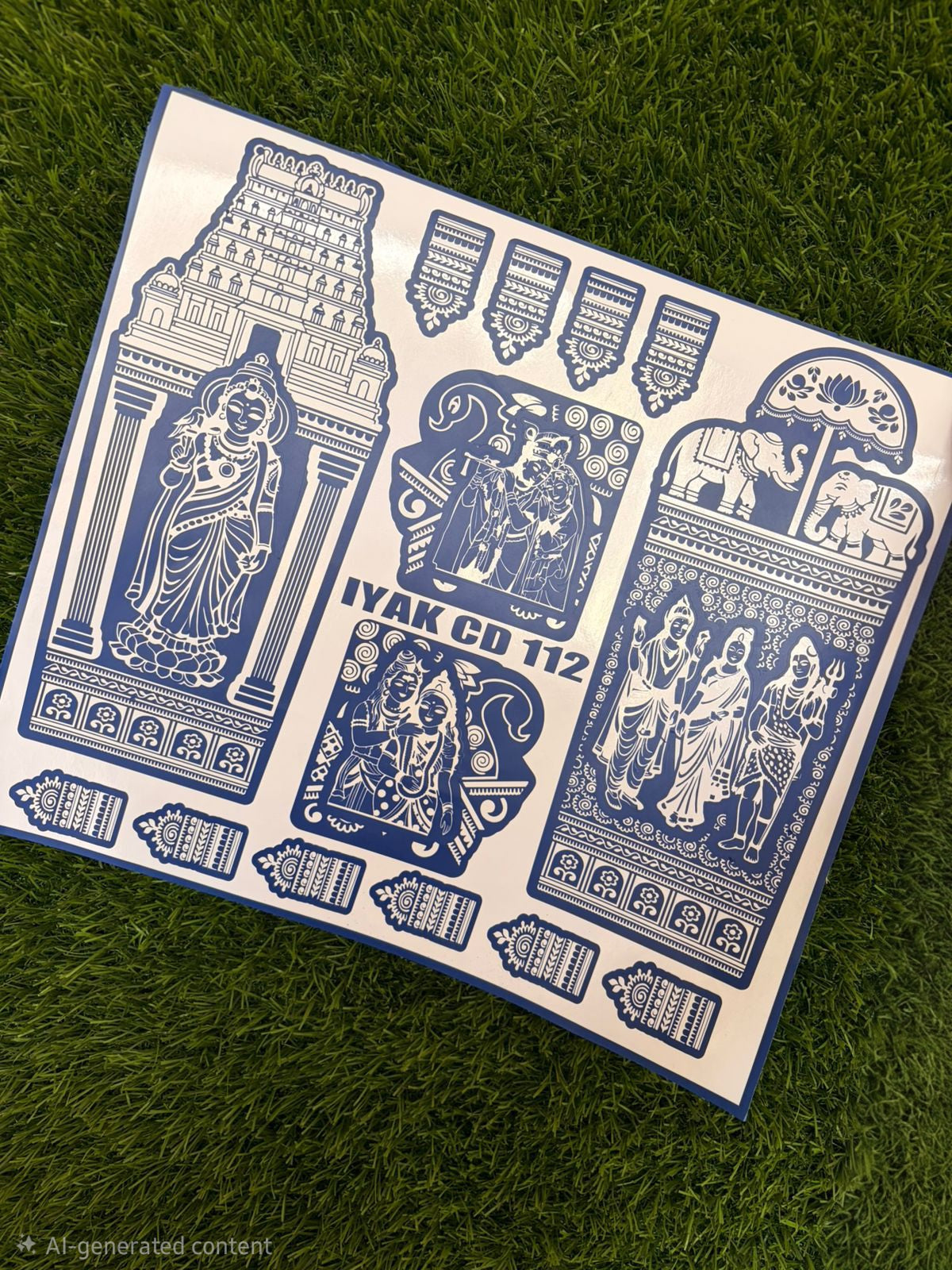 CUSTOMISED DESIGN IYAK CD112 (only Sticker)