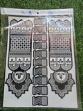 Bridal BM18 Mehindi Sticker (Only Sticker)