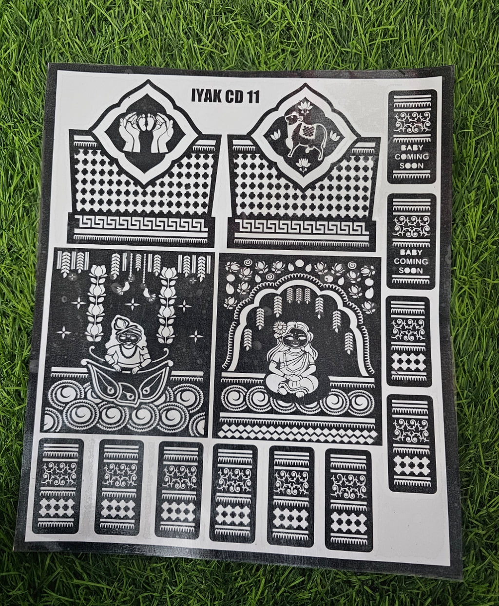 CUSTOMISED DESIGN IYAK CD11 (only Sticker) Dispatch time within 24 hr🥳