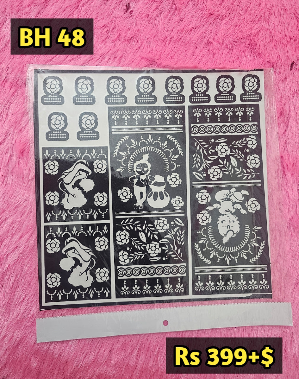 Bridal BH48 Mehindi Sticker (Only Sticker)