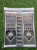Bridal BM8 Mehindi Sticker (Only Sticker)