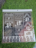 Bridal BH59 Mehindi Sticker (Only Sticker)