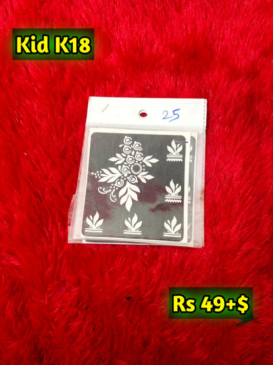 Kids K18 Mehindi Sticker (Only Sticker)