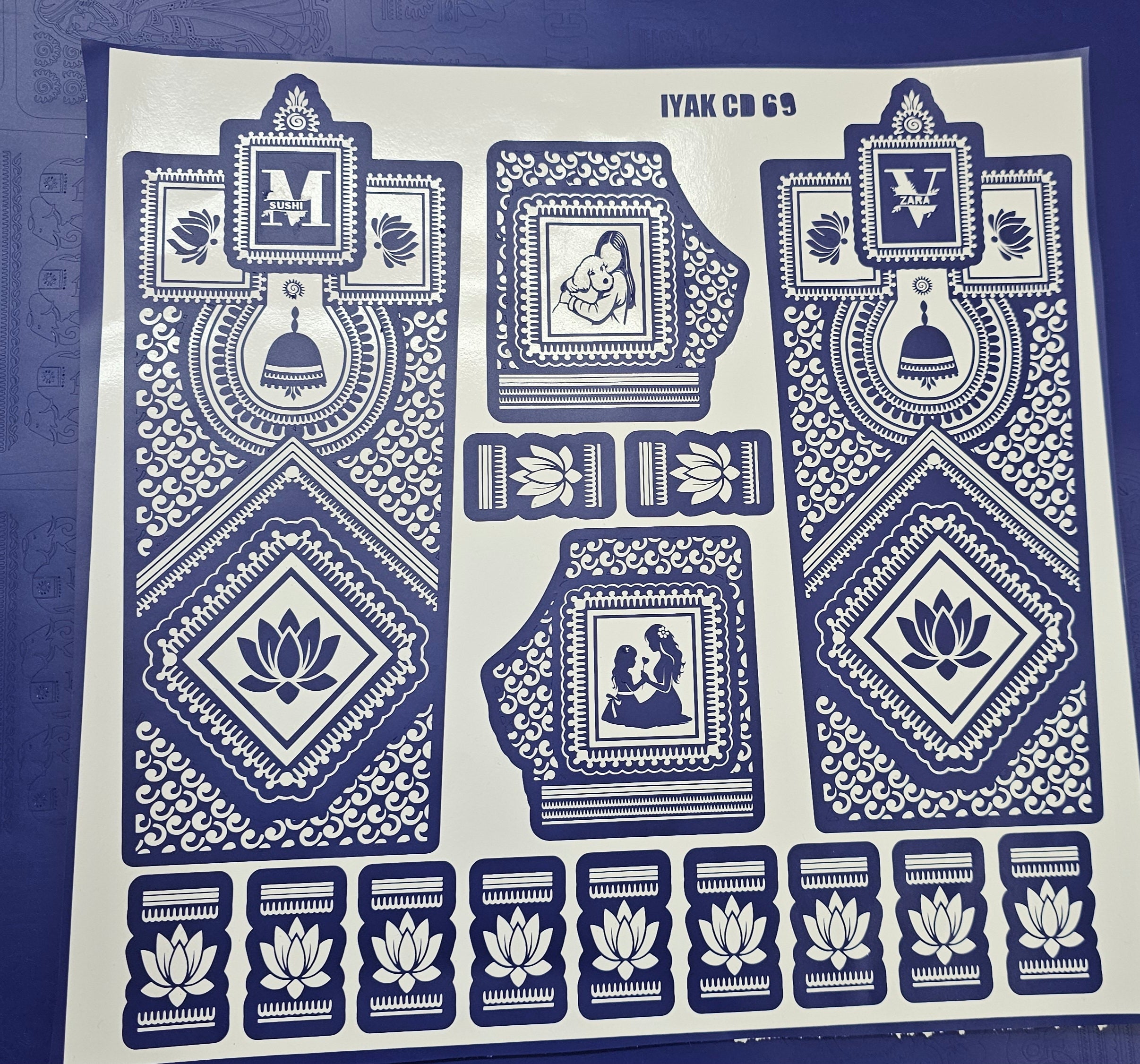 CUSTOMISED DESIGN IYAK CD69 (only Sticker)