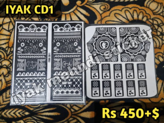 CUSTOMISED DESIGN IYAK CD1(only Sticker) Dispatch Time 10 Days
