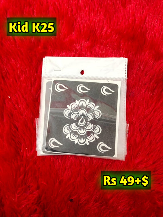 Kids K25 Mehindi Sticker (Only Sticker)