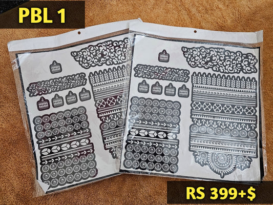 PREMIUM BRIDAL LEG PBL1 (Only Sticker)