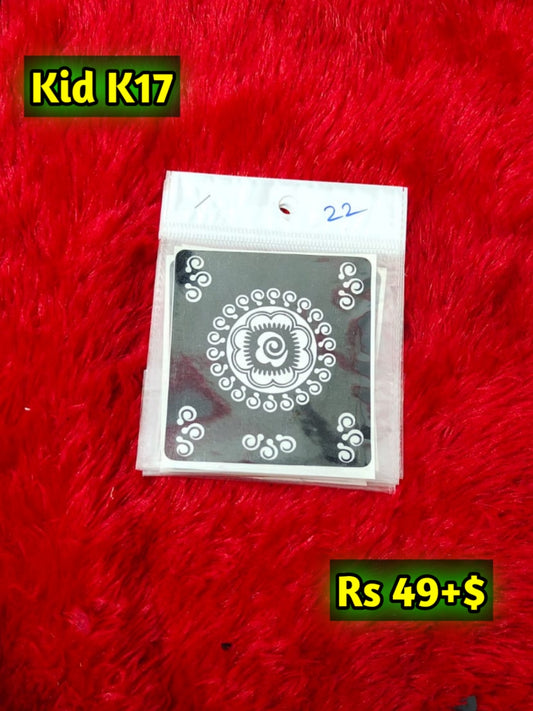 Kids K17 Mehindi Sticker (Only Sticker)