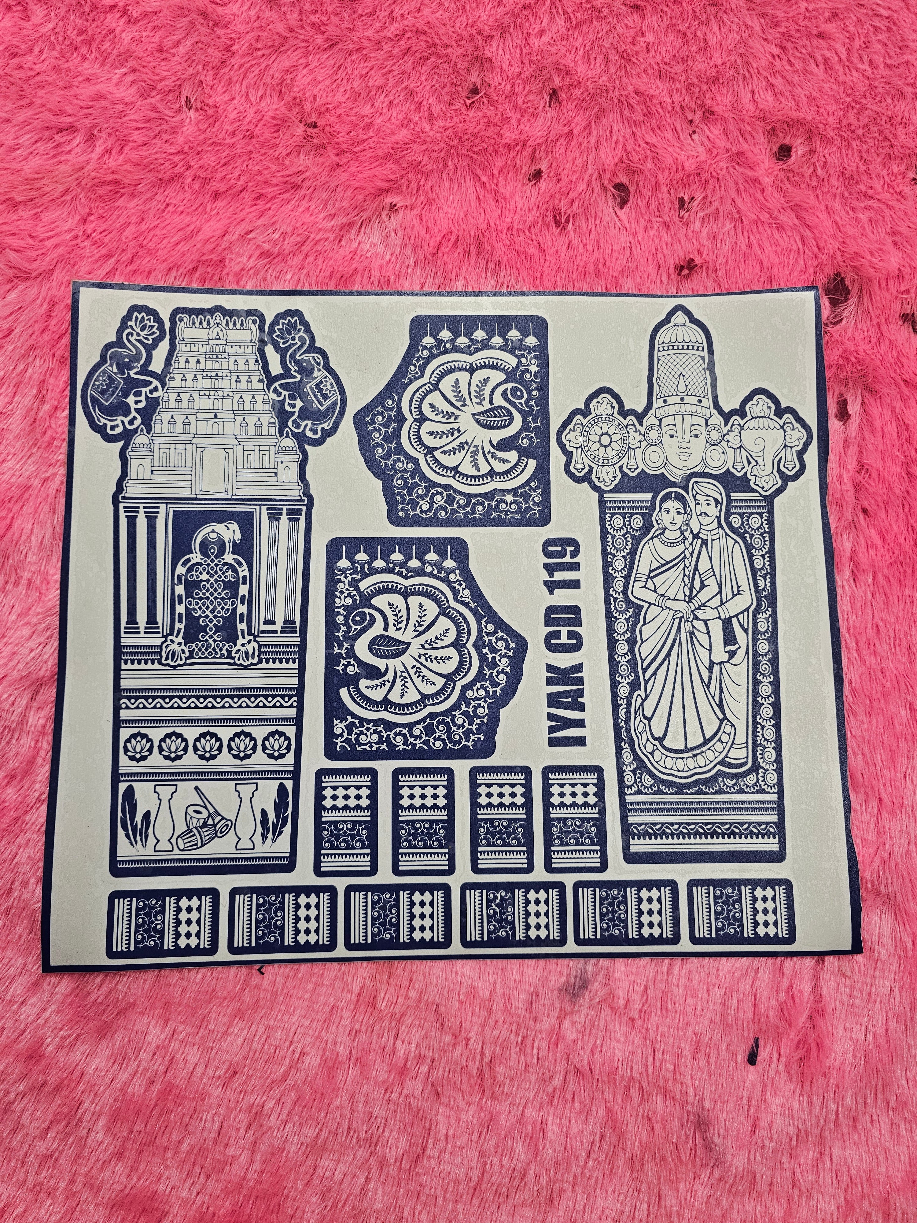 CUSTOMISED DESIGN IYAK CD119 (only Sticker)