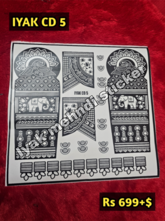 CUSTOMISED DESIGN IYAK CD5 (only Sticker) Dispatch Time 10 Days