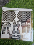 Bridal BM19 Mehindi Sticker (Only Sticker)