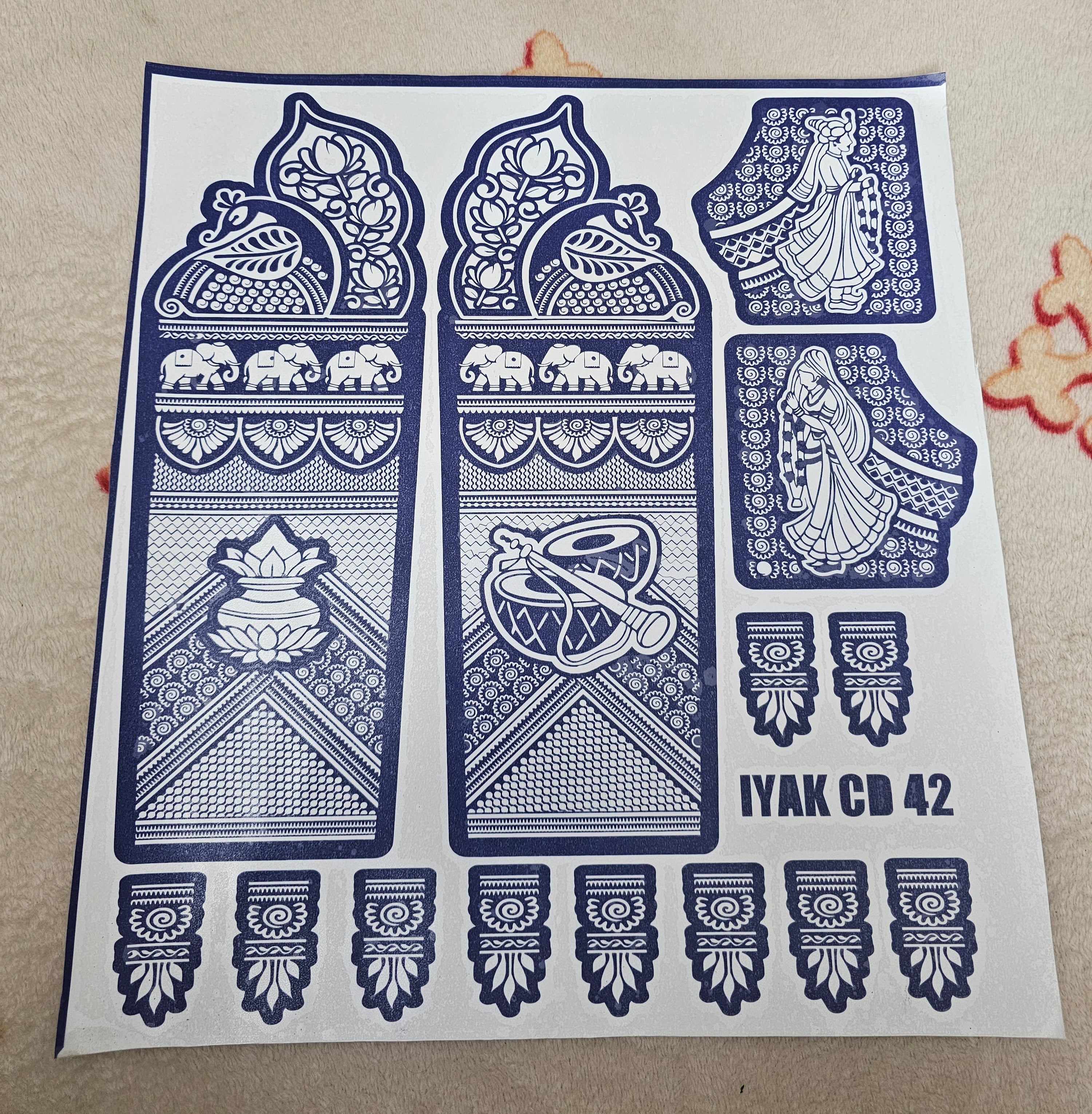 CUSTOMISED DESIGN IYAK CD42 (only Sticker) Dispatch time within 24 hr🥳