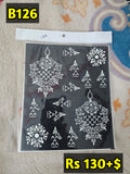 Semi Bridal B126 Mehindi Sticker (Only Sticker)