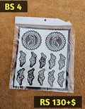 Semi Babyshower BS4 Mehindi Sticker (Only Sticker)