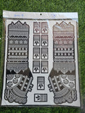 Bridal BM9 Mehindi Sticker (Only Sticker)