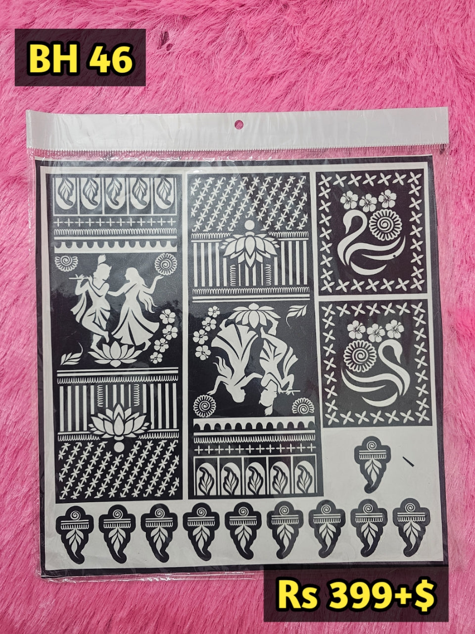 Bridal BH46 Mehindi Sticker (Only Sticker)
