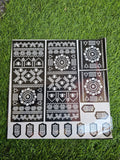 Bridal BH55 Mehindi Sticker (Only Sticker)