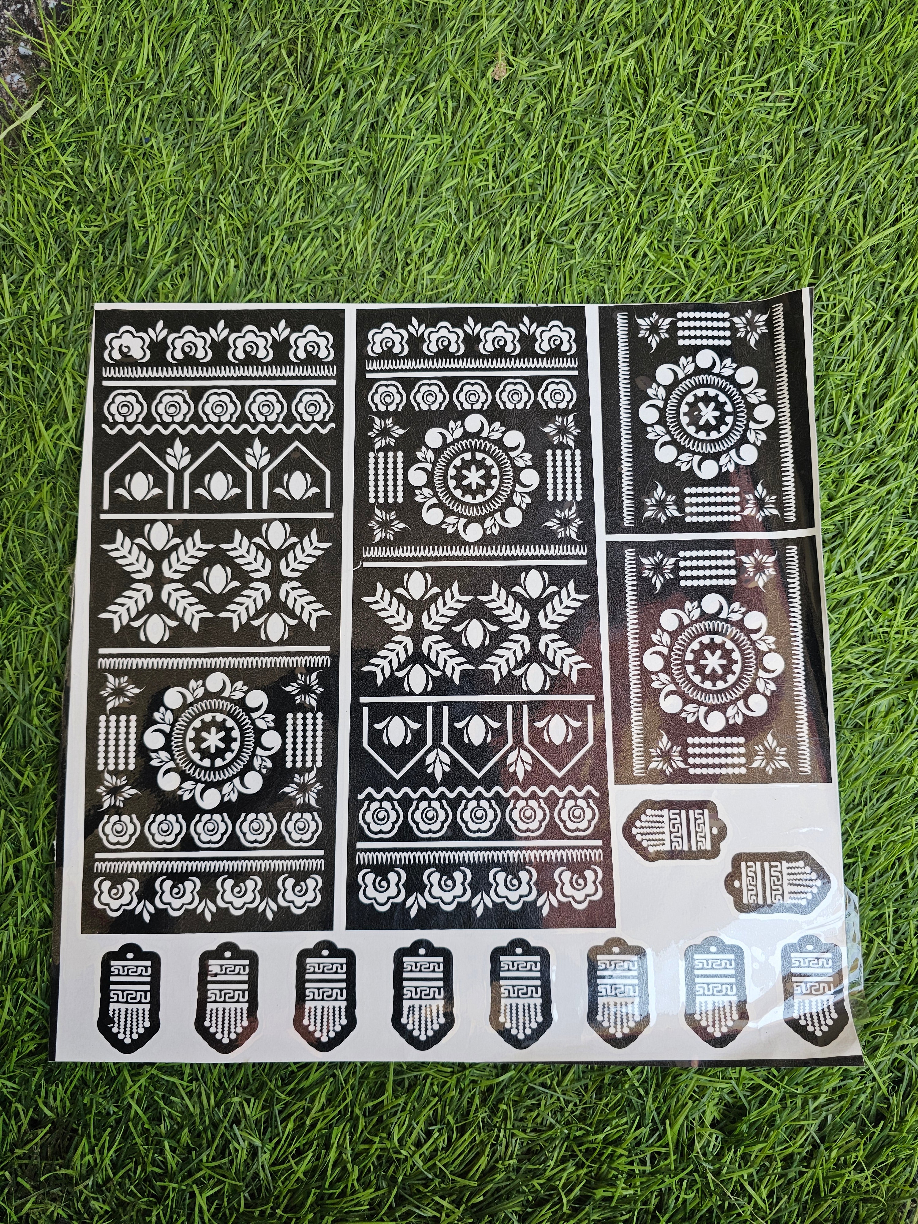 Bridal BH55 Mehindi Sticker (Only Sticker)