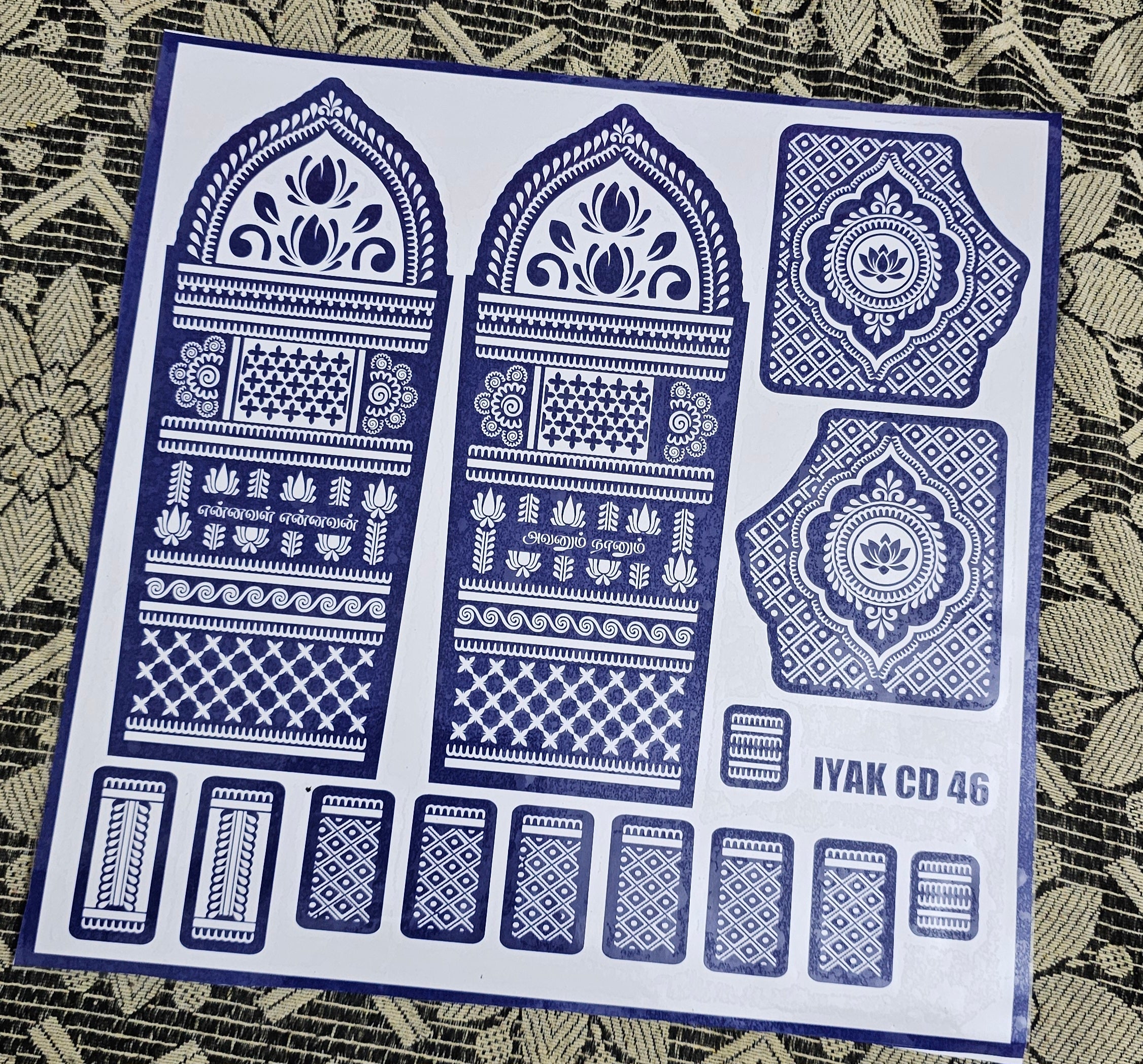 CUSTOMISED DESIGN IYAK CD46 (only Sticker)