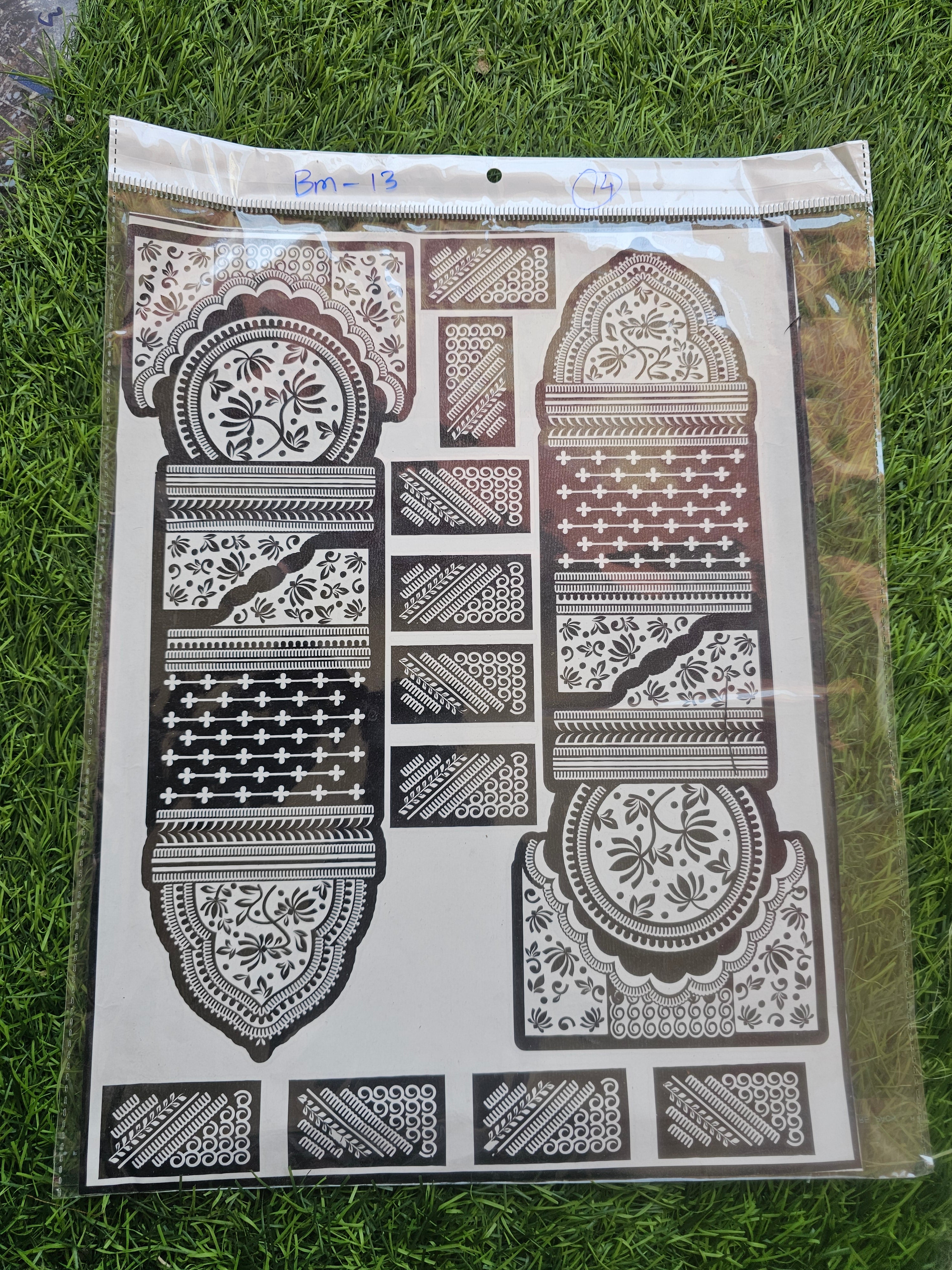 Bridal BM13 Mehindi Sticker (Only Sticker)