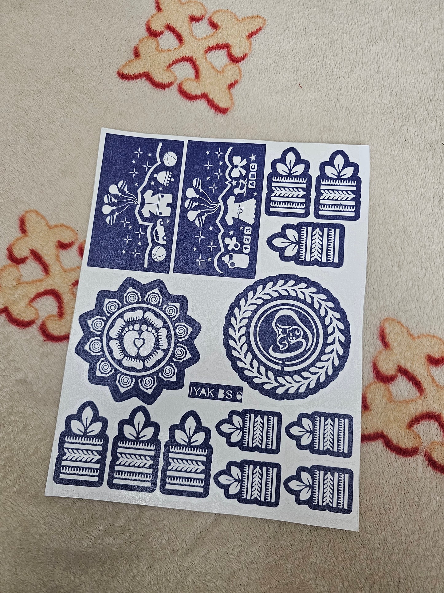 CUSTOMISED DESIGN IYAK BS6 (only Sticker) Dispatch time within 24 hr🥳