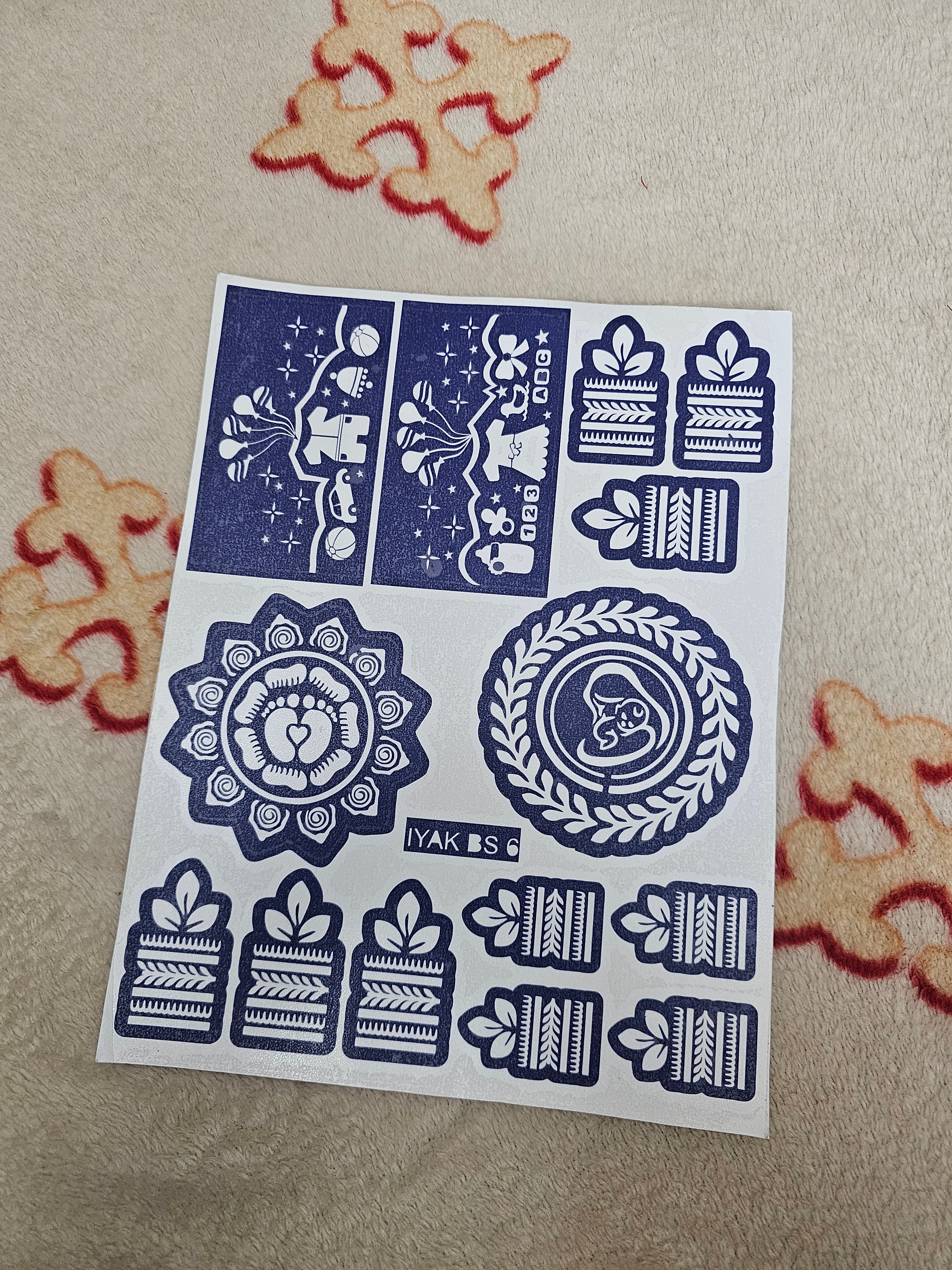 CUSTOMISED DESIGN IYAK BS6 (only Sticker) Dispatch time within 24 hr🥳